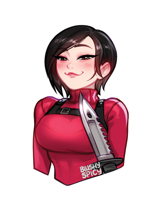 {MAGNET} [BIG/WIDE] Ada Cat Knife