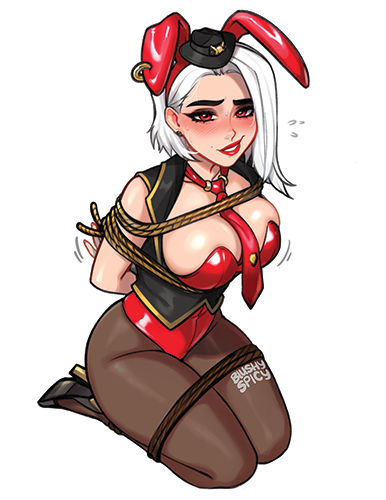 [BUNDLE] Ashe Tied Bunny Alt Print & 1 [MEDIUM] Same Sticker