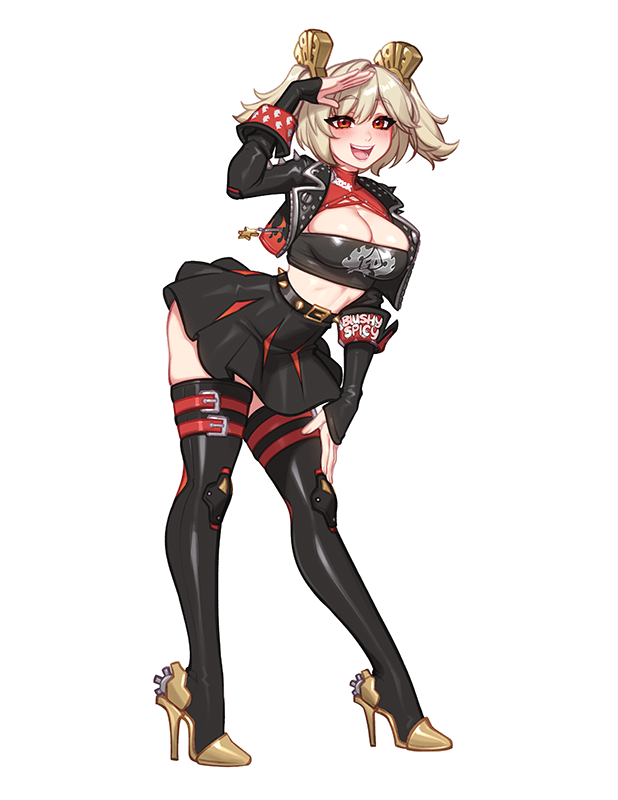 BONUS!!! {STICKER} [LARGE/THIN] Burnice Pose Full