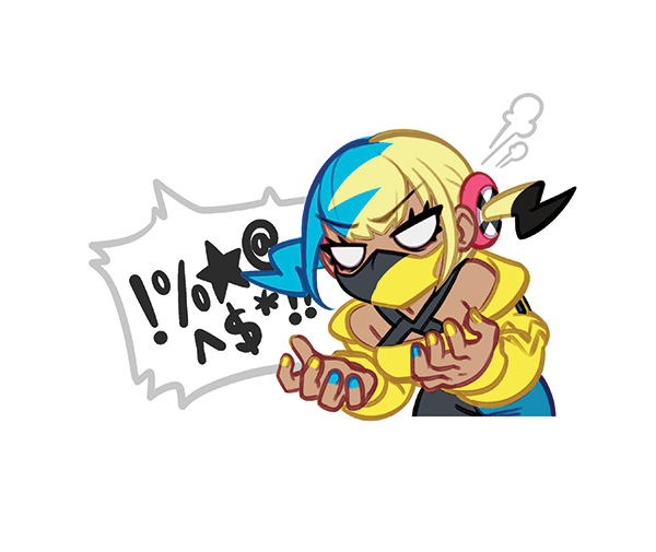 BONUS!!! {STICKER} [BIG/WIDE] Canari Swear