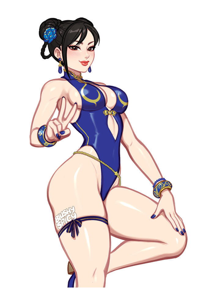 {MAGNET} [MEDIUM] Chun-Li Swimsuit Half