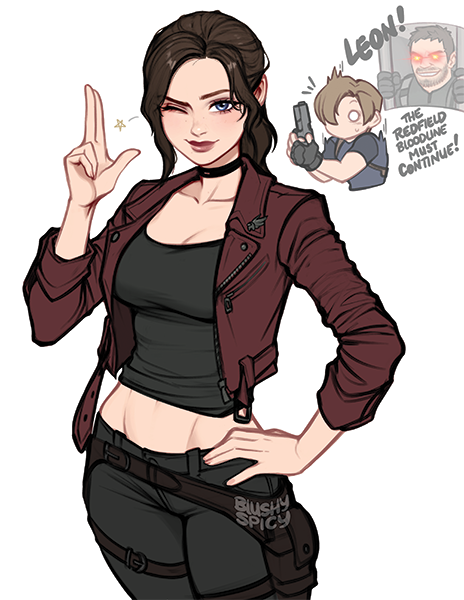 [BUNDLE] Claire RE Veronica Pose Print & 1 [MEDIUM] Same Sticker