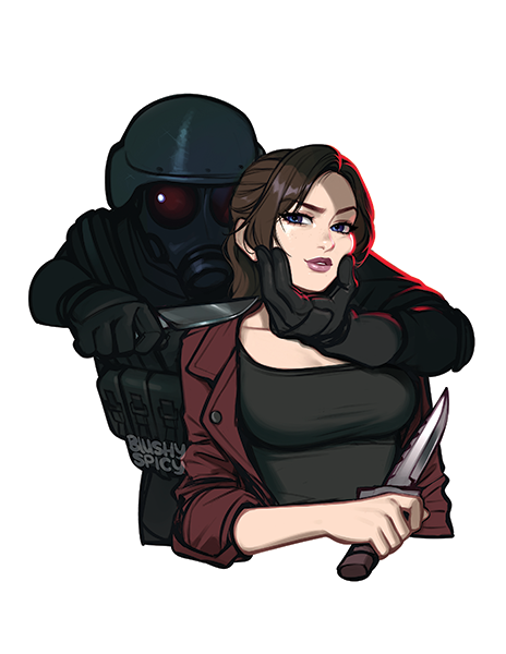 [BUNDLE] Claire RE Veronica Reveal Print & 1 [MEDIUM] Same Sticker