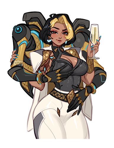 NEW!!! [BUNDLE] Domina Pose Print & 1 [MEDIUM] Same Sticker