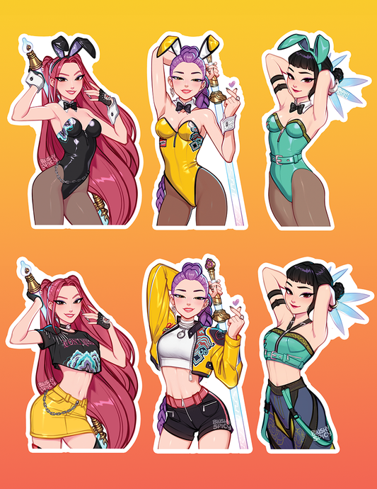 {MAGNET BUNDLE} 6 [BIG] HUNTR/X Comp & Bunny Variants