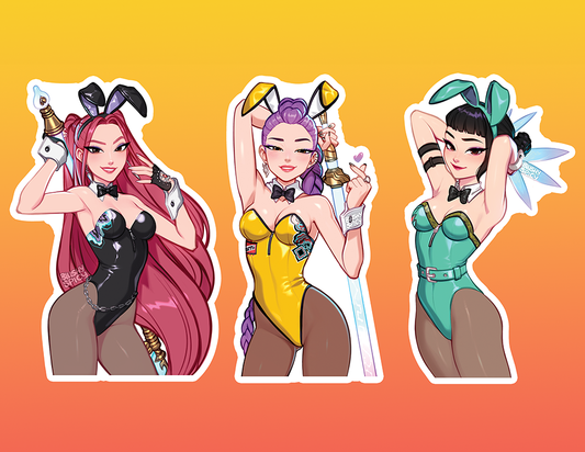 NEW!!! {MAGNET BUNDLE} 3 [BIG] HUNTR/X Comp Bunny Variants