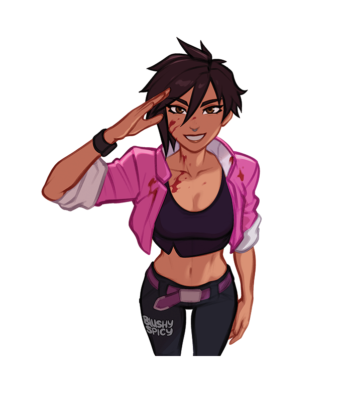 {STICKER} [BIG] Invisigal Salute