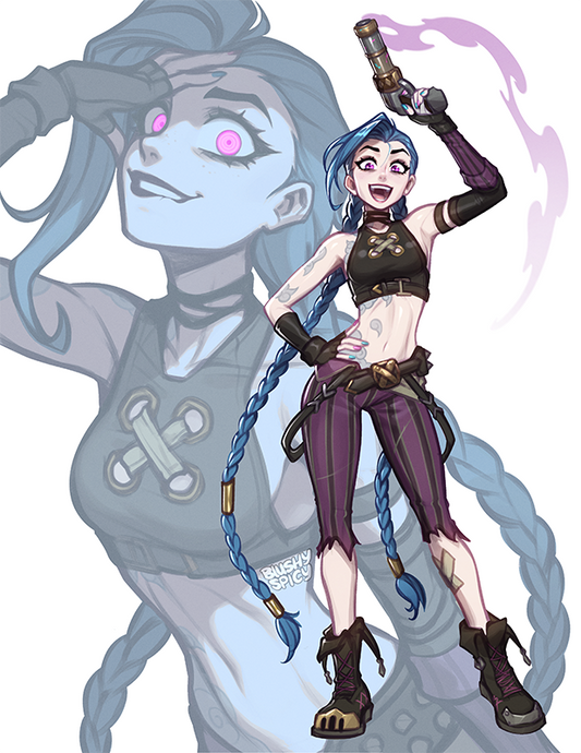 [Print] Arcane Jinx Sketch