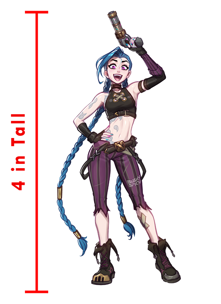 BONUS!!! {MAGNET} [MEDIUM/THIN] Arcane Jinx Pose Full