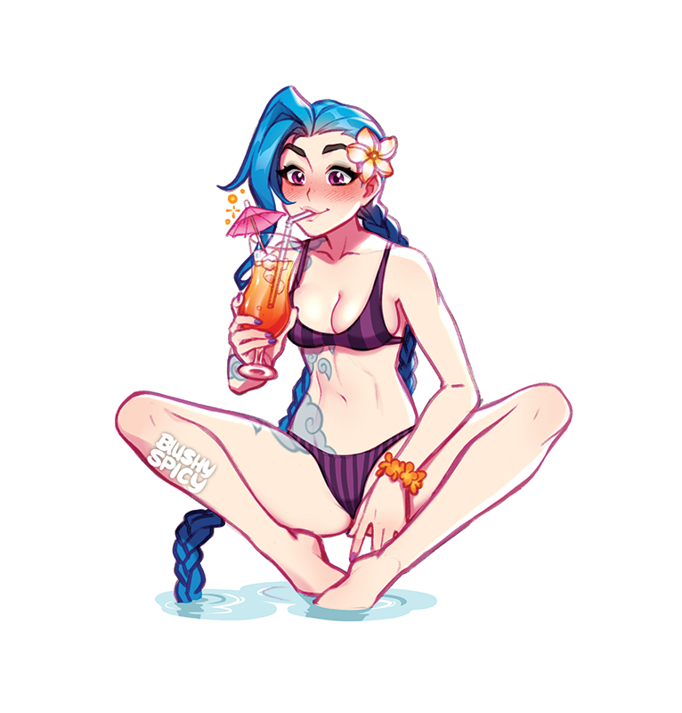[BUNDLE] LoL PP Jinx '22 Print & 3 [MEDIUM] Same Stickers