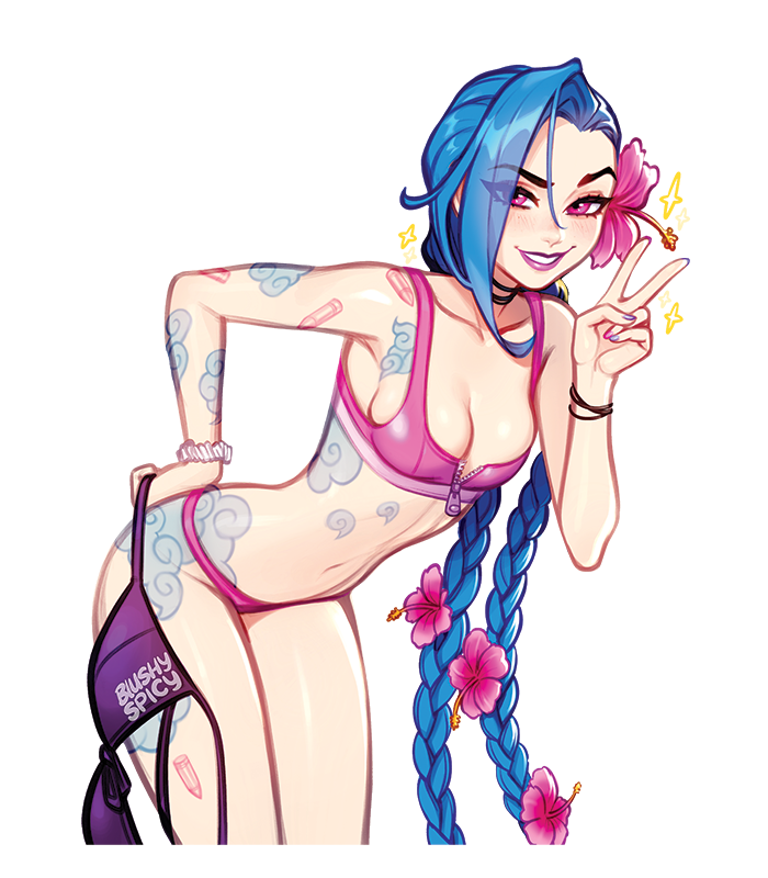 {MAGNET} [MEDIUM/WIDE] PP LoL Jinx Mischief
