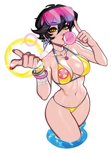 [BUNDLE] Jubilee Pose Bikini Alt Print & 1 [MEDIUM] Same Sticker