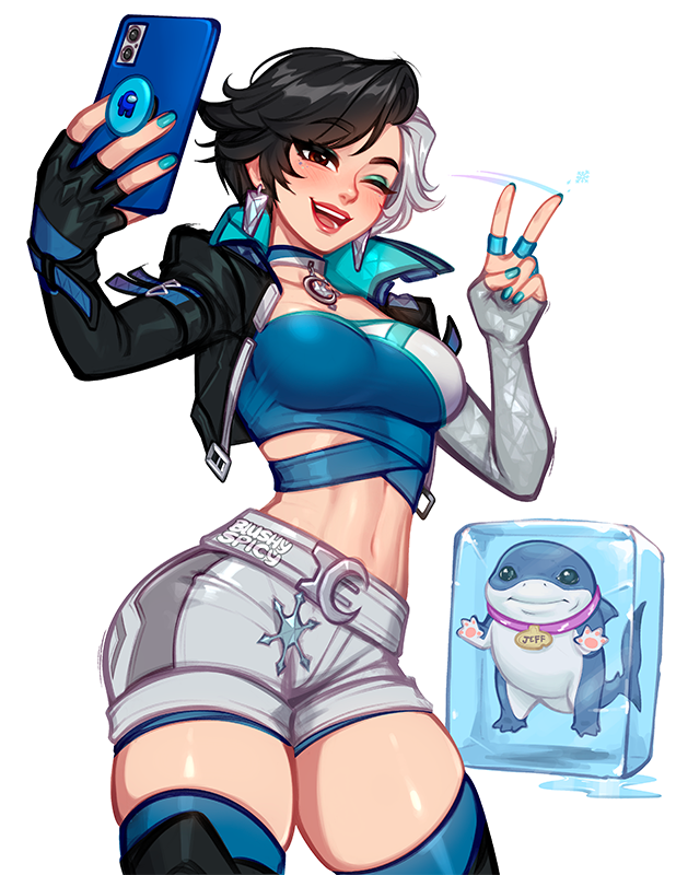 [Print] Luna Snow Selfie