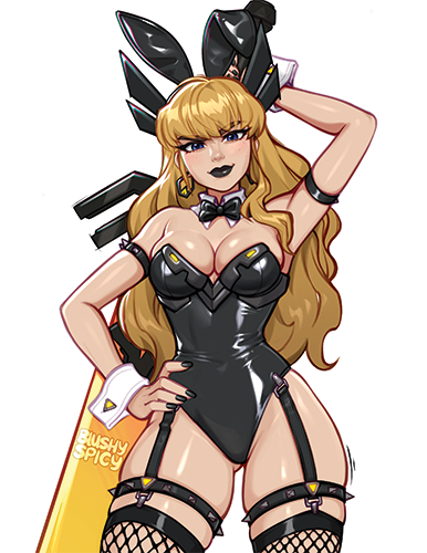[BUNDLE] Magik Smirk Bunny Alt Print & 1 [MEDIUM] Same Sticker