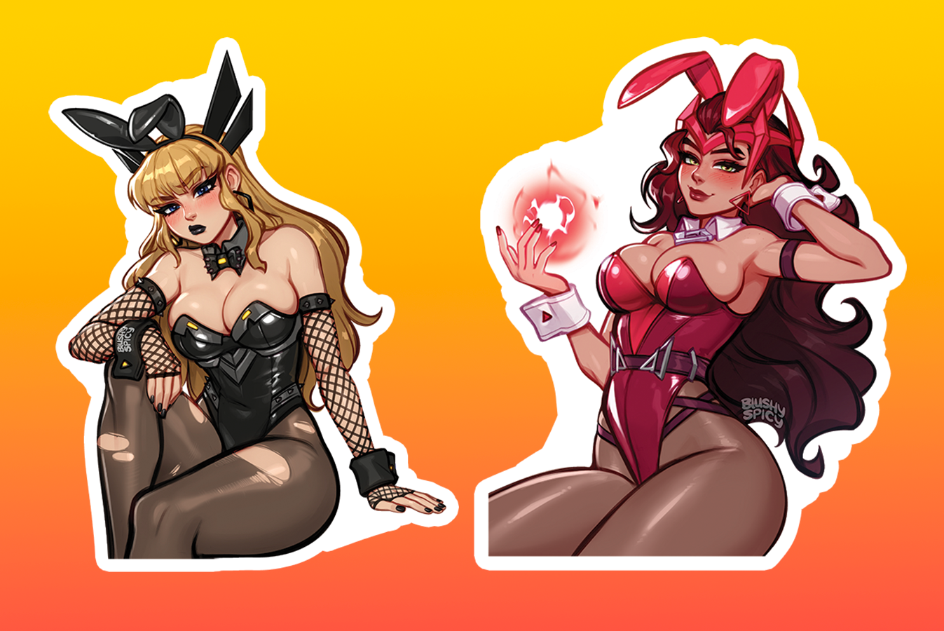 [STICKER BUNDLE] 2 [MEDIUM] Magik & Wanda Bunnies