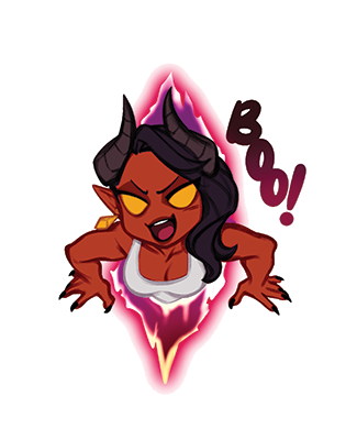 BONUS!!! {STICKER} [MEDIUM/WIDE] Malevola Boo!