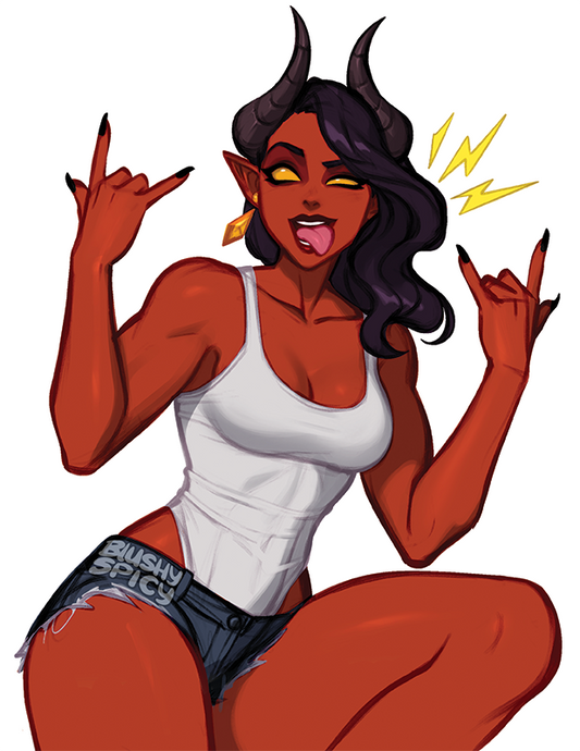 [BUNDLE] Malevola Rock On Print & 1 [MEDIUM] Same Sticker