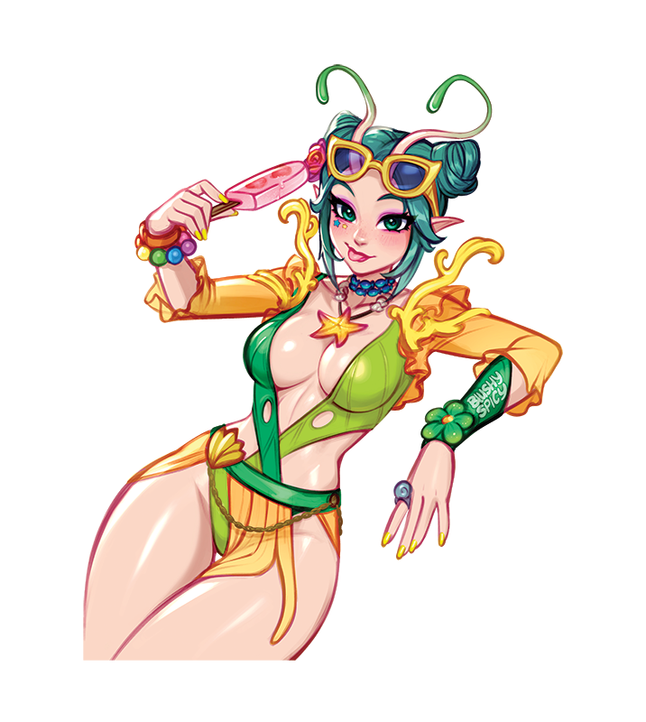 {STICKER} [MEDIUM/WIDE] Oceanic Harmony Mantis