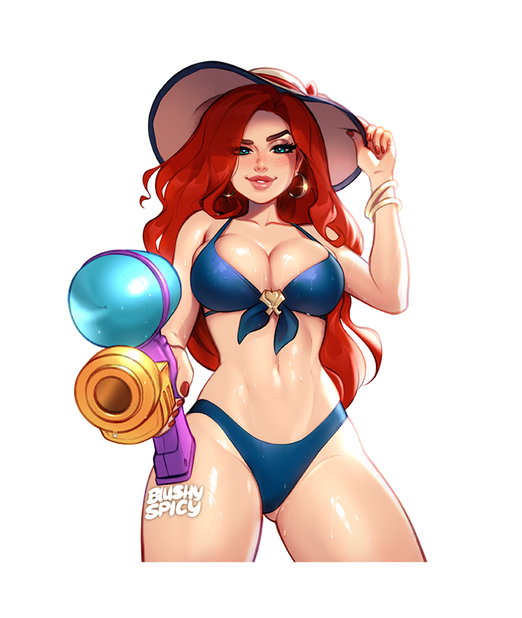 {MAGNET} [MEDIUM/WIDE] Pool Party Miss Fortune