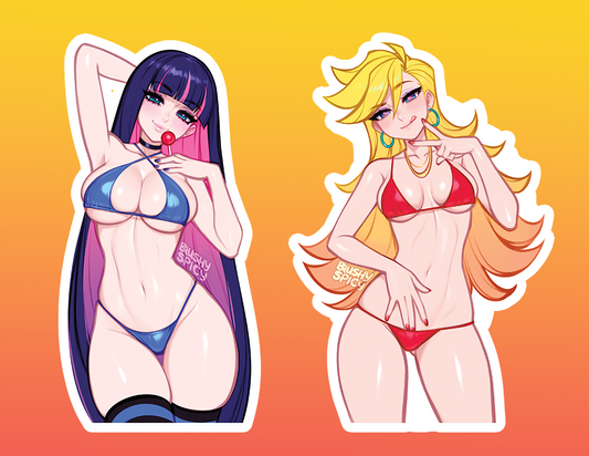 NEW!!! {MAGNET BUNDLE} 2 [BIG] Panty & Stocking Bikini