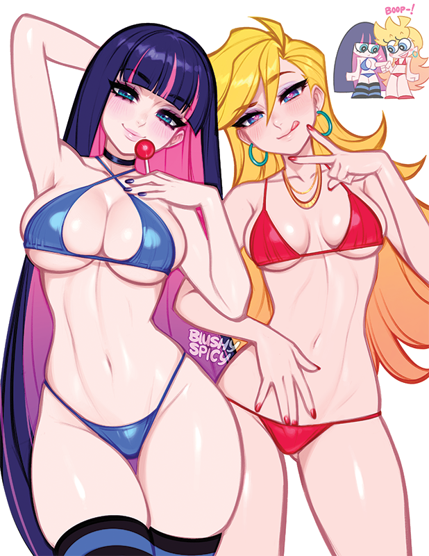 NEW!!! [Print] Panty & Stocking Bikini