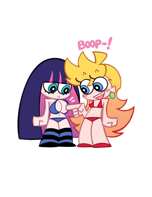 BONUS!!! {MAGNET} [BIG/WIDE] Panty & Stocking Chibi