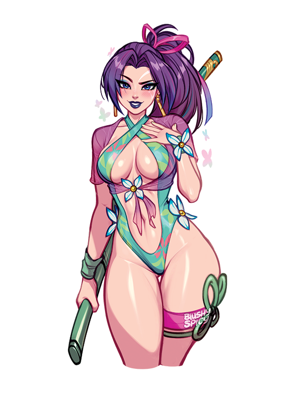{MAGNET} [MEDIUM] Psylocke Breezy Butterfly Front Shot