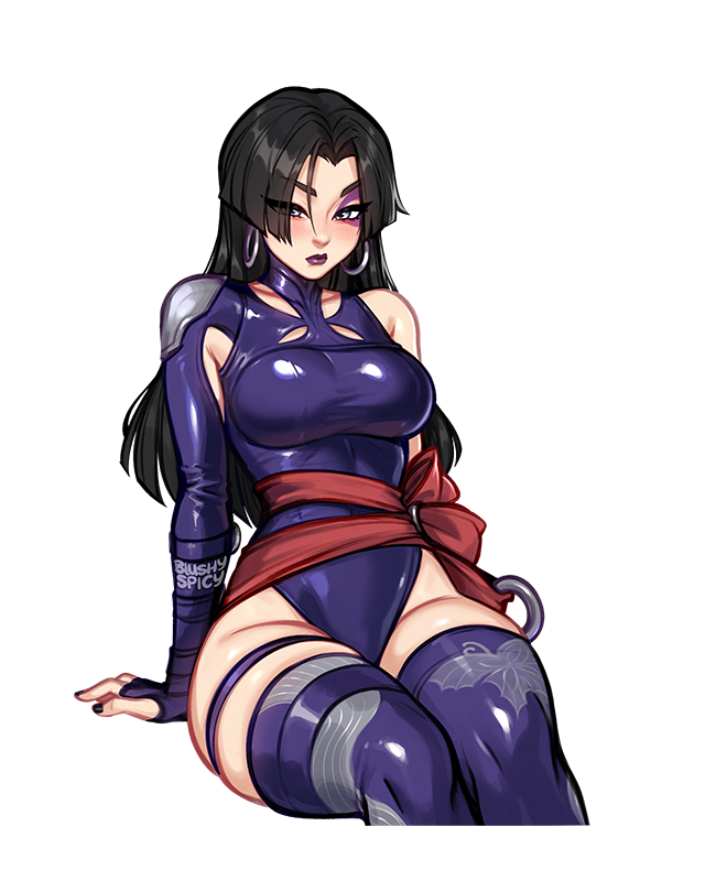 {STICKER} [MEDIUM] Psylocke Sit