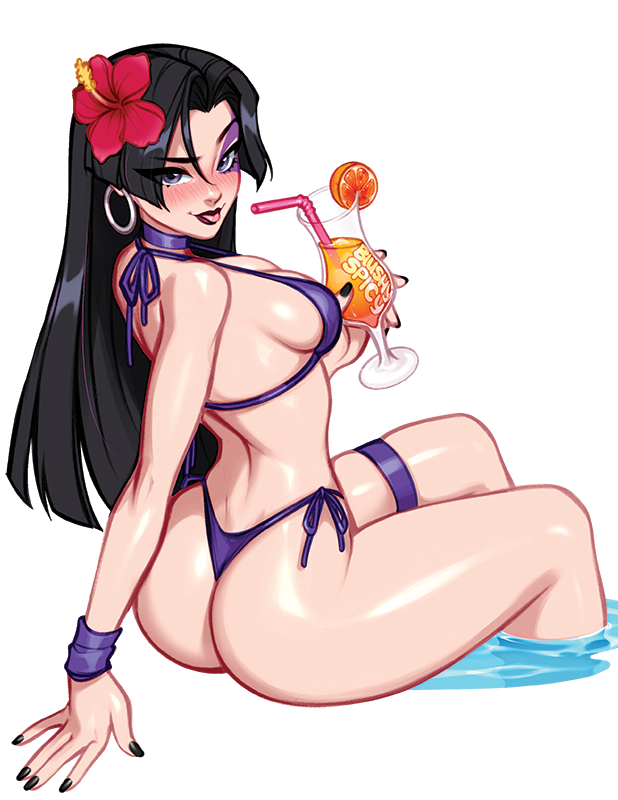 [Print] Psylocke Bikini Sit