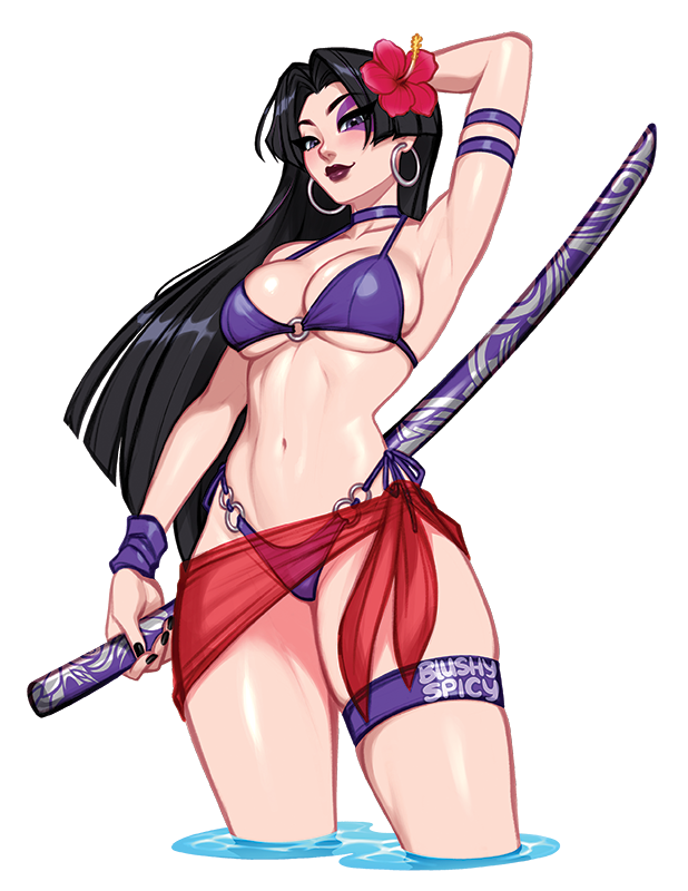 [Print] Psylocke Bikini Pose