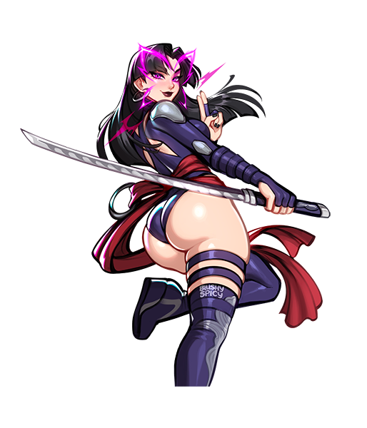 [BIG/WIDE] Psylocke Vengeance Sticker