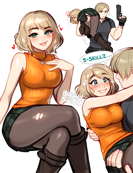 [BUNDLE] Ashley Remake Print & 2 [MEDIUM] Same Stickers