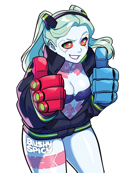 [BUNDLE] Rebecca Thumbs Print & 1 [MEDIUM] Same Sticker