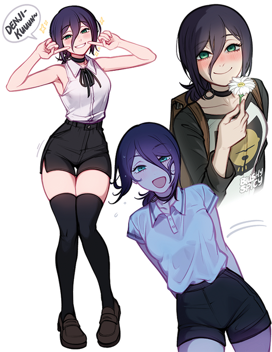 [BUNDLE] Reze Comp Print & 3 [MEDIUM] Same Stickers