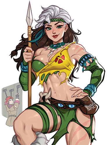 [BUNDLE] Savage South Rogue Pose Print & 1 [MEDIUM] Same Sticker