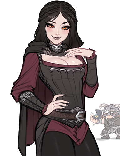 NEW!!! [BUNDLE] Serana Pose Print & 1 [MEDIUM] Same Sticker