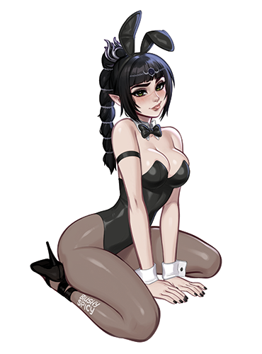 [BUNDLE] Shadowheart Straps Bunny Alt Print & 1 [MEDIUM] Same Sticker