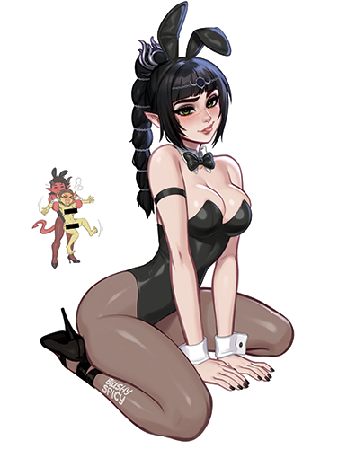 [BUNDLE] Shadowheart Straps Bunny Alt Print & 1 [MEDIUM] Same Sticker