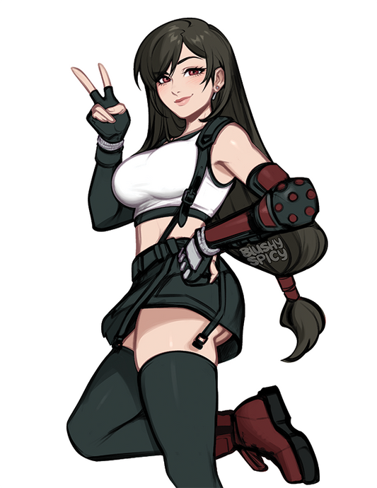 NEW!!! [BUNDLE] SF6 Tifa Print & 1 [MEDIUM] Same Sticker