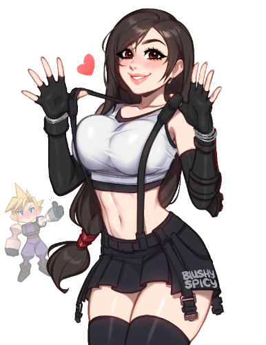 [Print] Tifa Suspenders