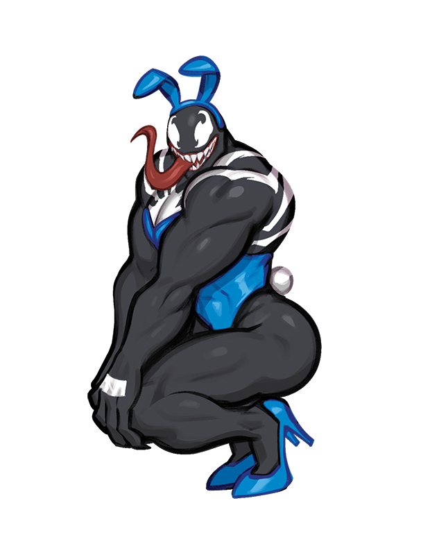 BONUS! {STICKER} [BIG] Venom Bunny