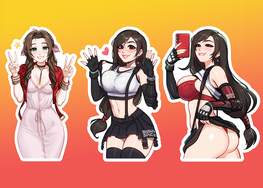 {MAGNET BUNDLE} 3 [BIG] Tifa & Aerith