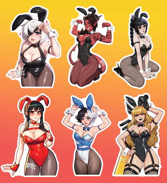 {MAGNET BUNDLE} 6 [BIG] Spring Bunnies Sale 1