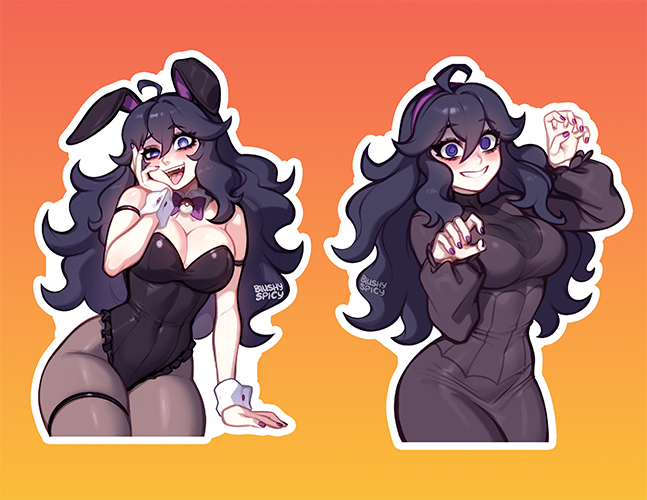 {MAGNET BUNDLE} 2 [BIG] Hex Maniac & Bun-niac