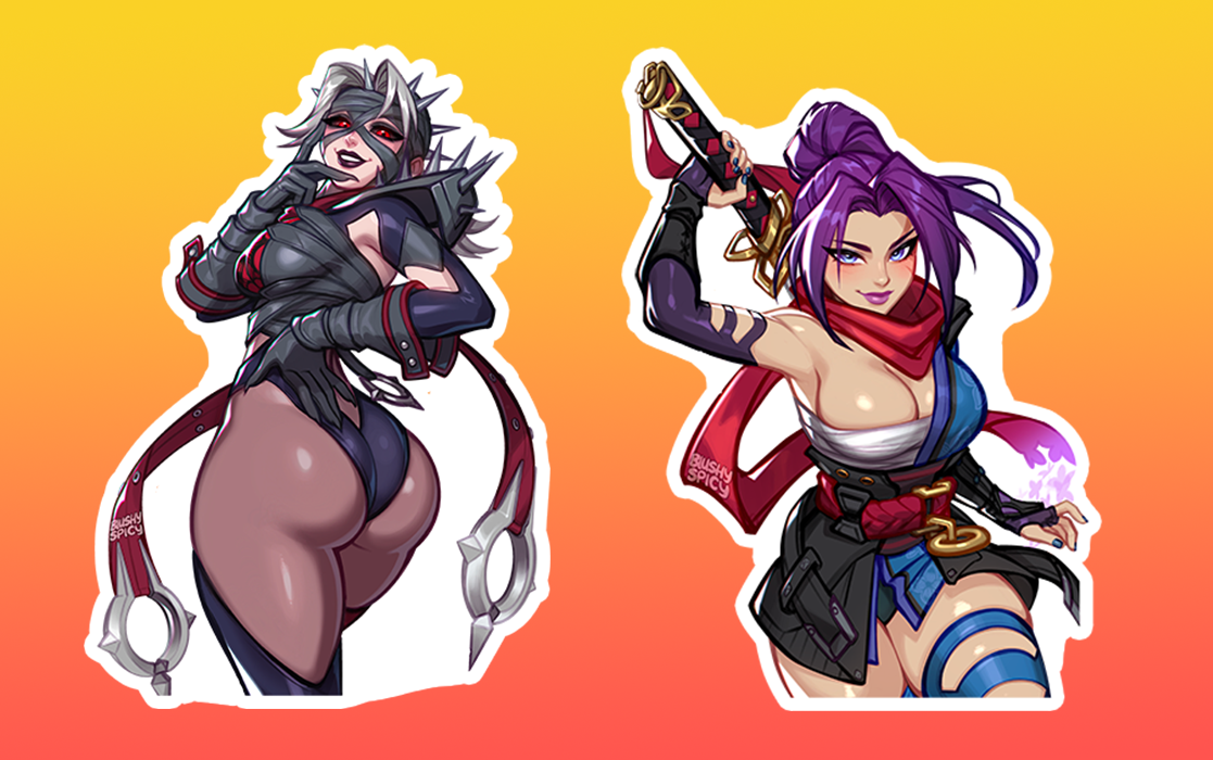 {MAGNET BUNDLE} 2 [BIG] Malice & Psylocke Magnets