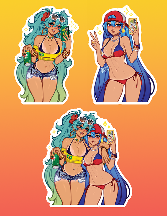 {MAGNET BUNDLE} 3 [BIG] Brazil and PH Miku Pack